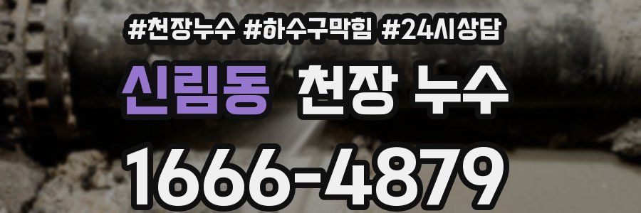 신림동 천장 누수