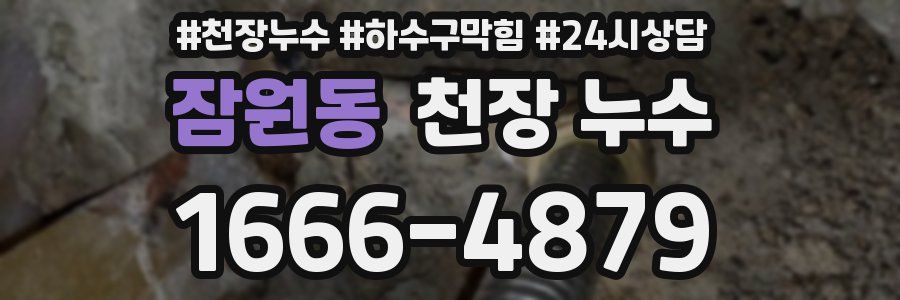 잠원동 천장 누수