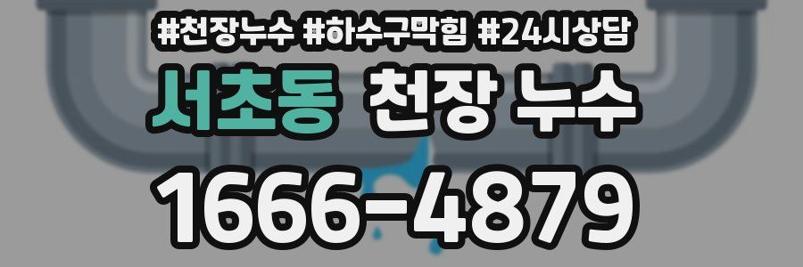 서초동 천장 누수