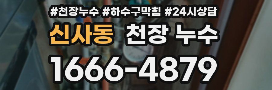 신사동 천장 누수