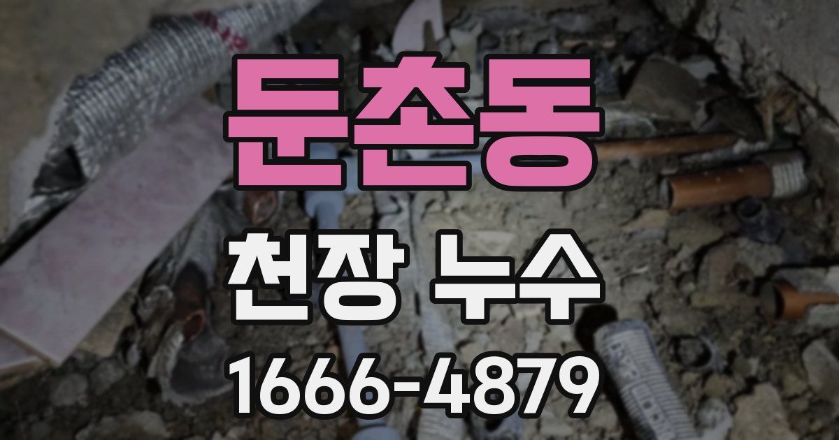 둔촌동 천장 누수
