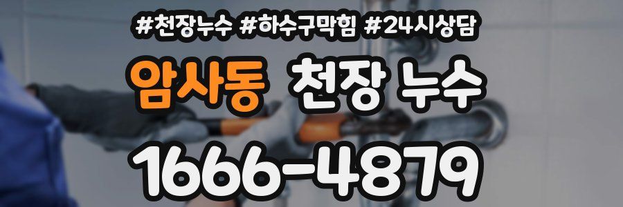 암사동 천장 누수