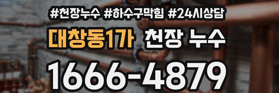 대창동1가 천장 누수