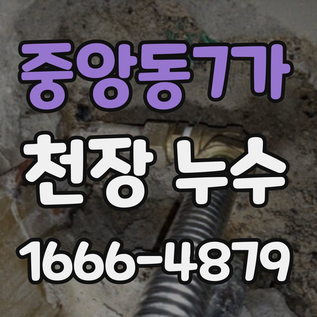 중앙동7가 천장 누수