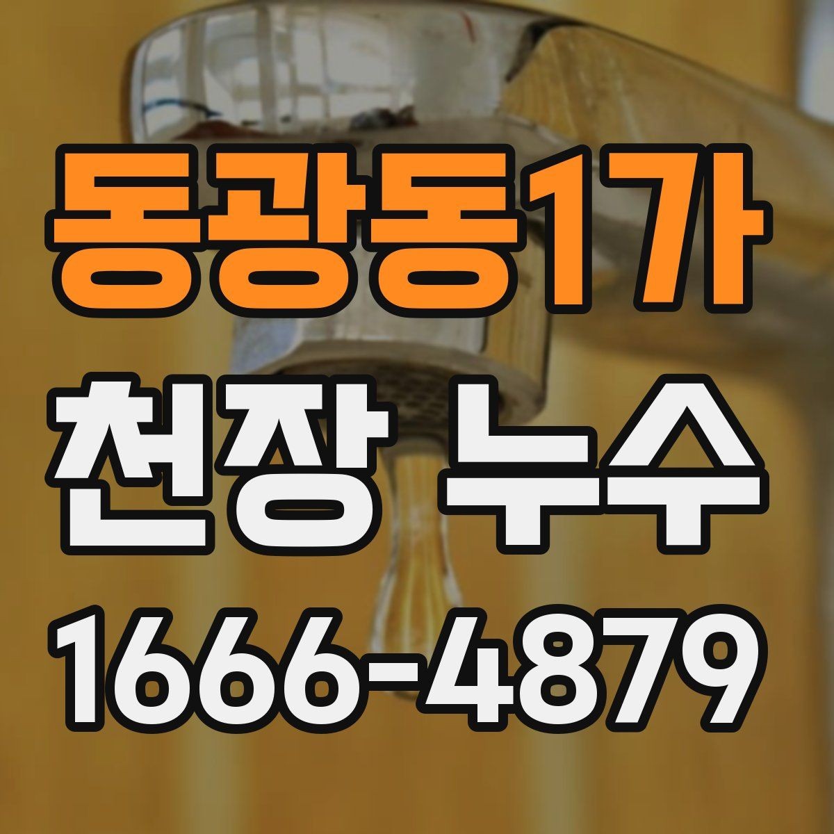 동광동1가 천장 누수 아래집에 안내할 포인트