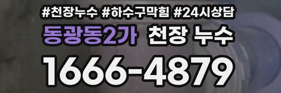 동광동2가 천장 누수