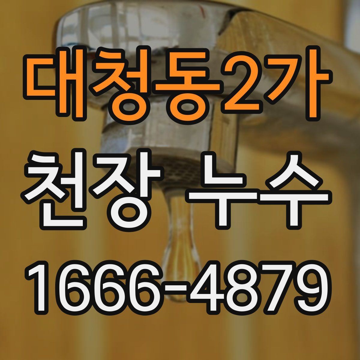 대청동2가 천장 누수 천장 도배가 울고 처지면 의심해야 합니다