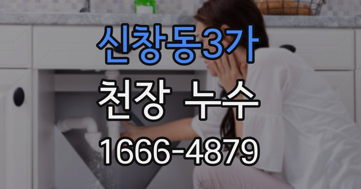 신창동3가 천장 누수