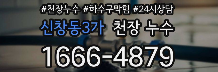 신창동3가 천장 누수