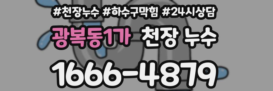 광복동1가 천장 누수