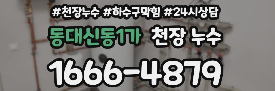 동대신동1가 천장 누수