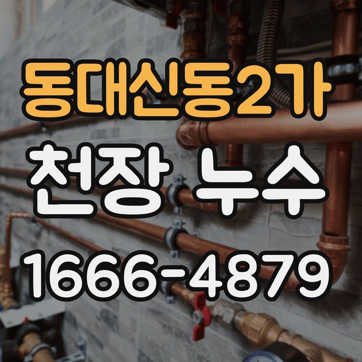 동대신동2가 천장 누수 특정 시간대에만 젖는 이유 정리