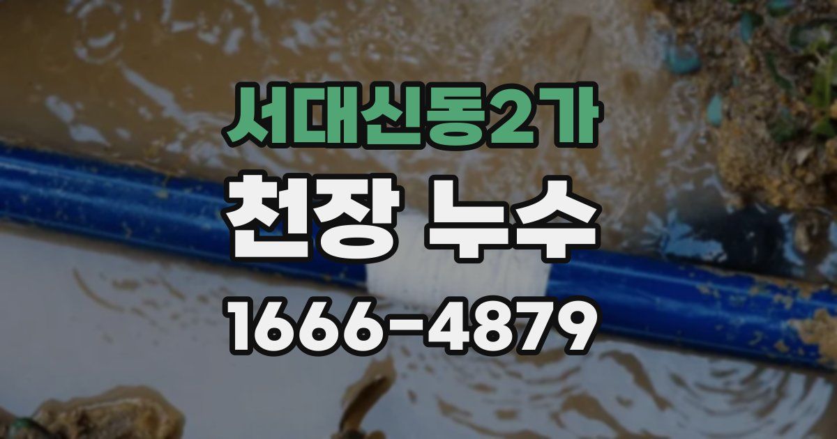 서대신동2가 천장 누수