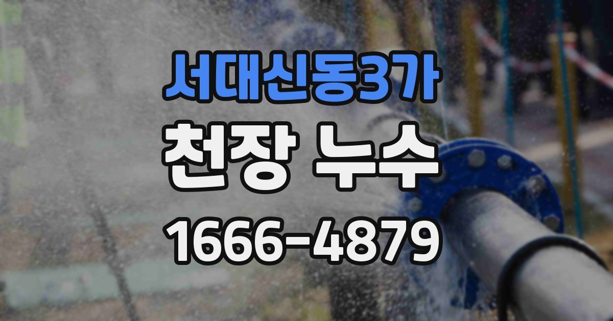 서대신동3가 천장 누수