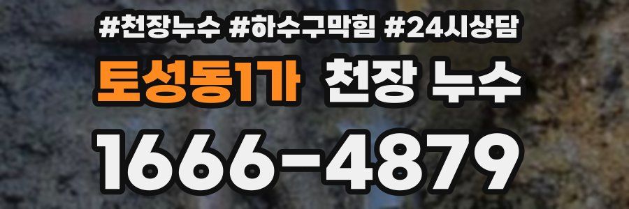 토성동1가 천장 누수