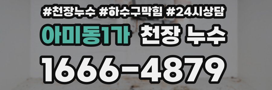 아미동1가 천장 누수