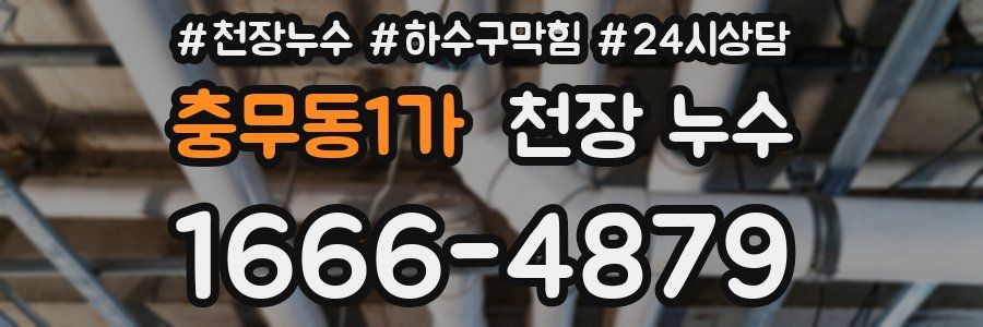 충무동1가 천장 누수