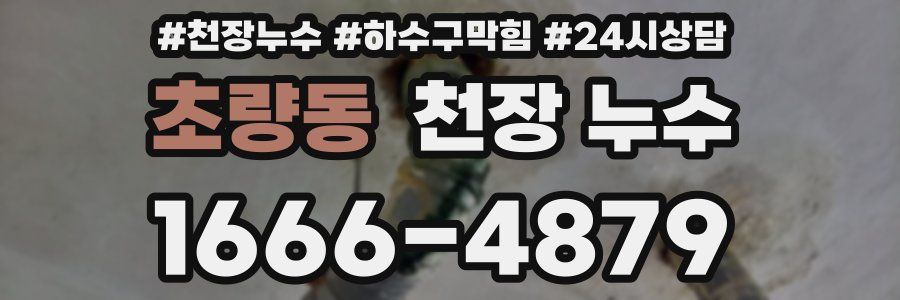 초량동 천장 누수