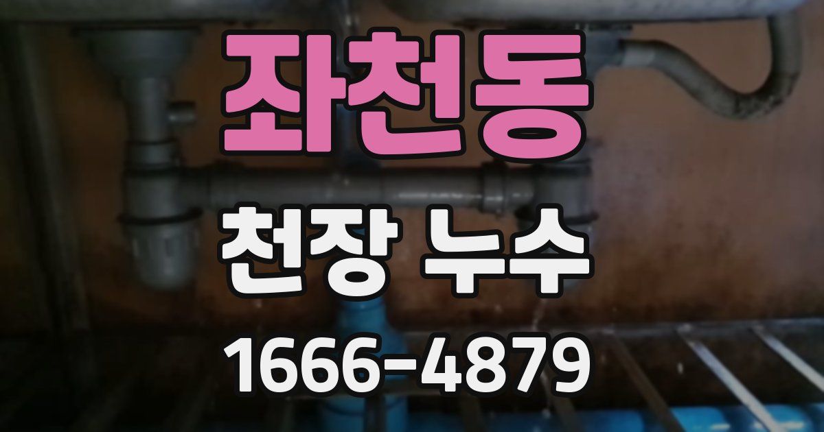 좌천동 천장 누수