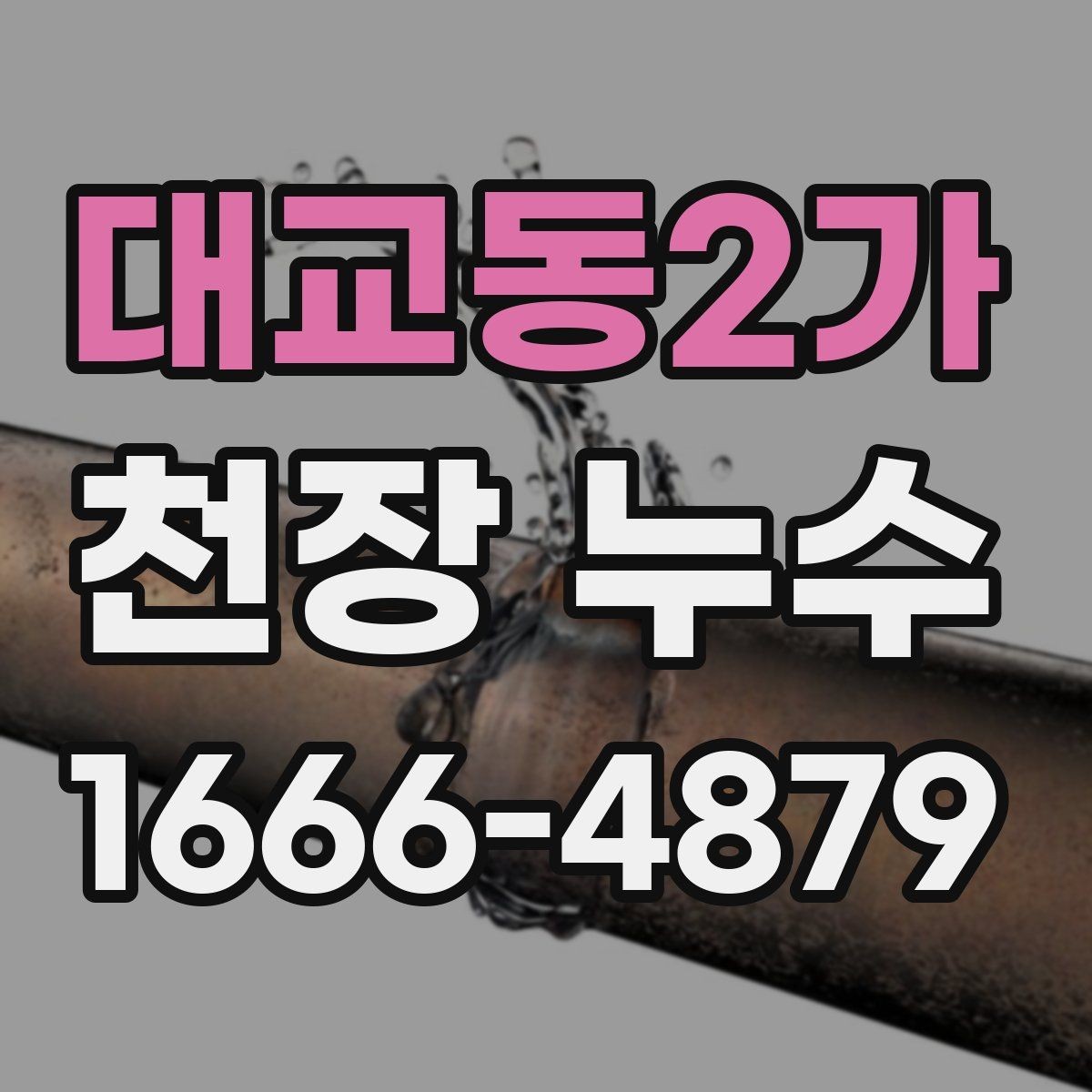 대교동2가 천장 누수 주방 위쪽 천장 누수, 어떤 경우가 많을까
