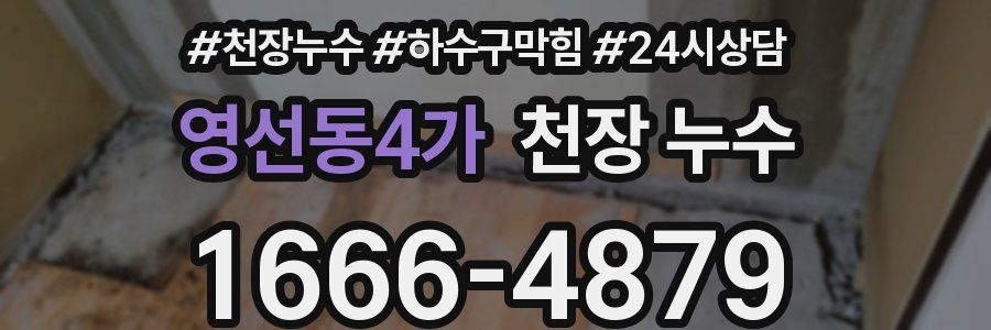 영선동4가 천장 누수