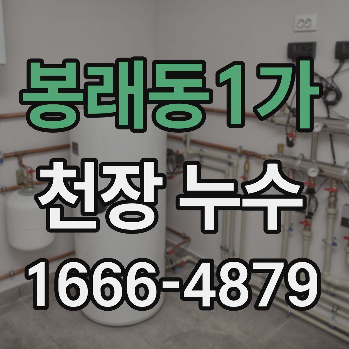 봉래동1가 천장 누수