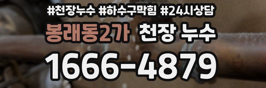 봉래동2가 천장 누수