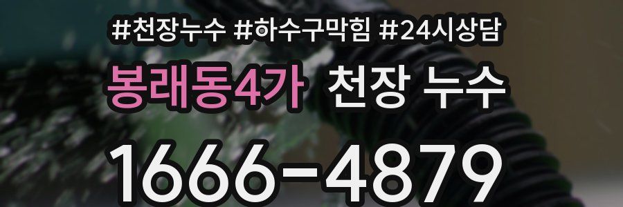 봉래동4가 천장 누수