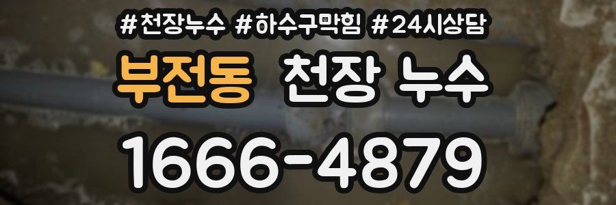 부전동 천장 누수