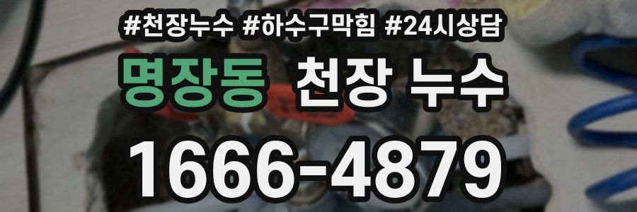 명장동 천장 누수