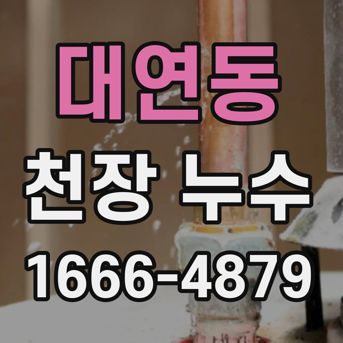 대연동 천장 누수 천장 위에서 뚝뚝 소리가 날 때 확인할 것