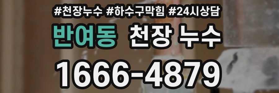 반여동 천장 누수