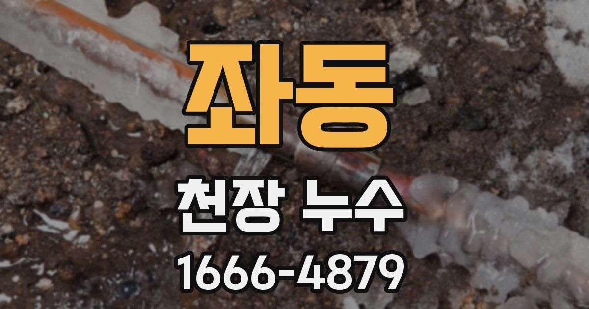 좌동 천장 누수