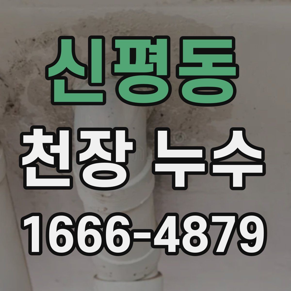 신평동 천장 누수 페인트로 가리면 나중에 더 커지는 이유