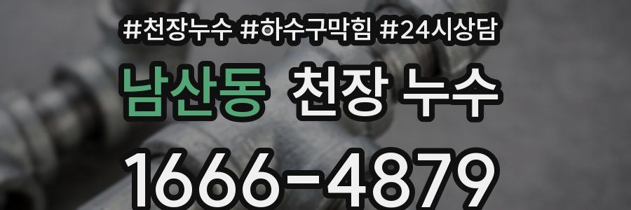 남산동 천장 누수