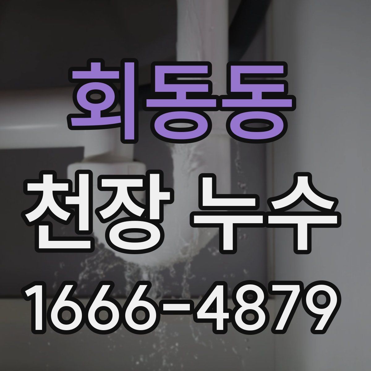 회동동 천장 누수 관리사무소에 먼저 알려야 하는 이유