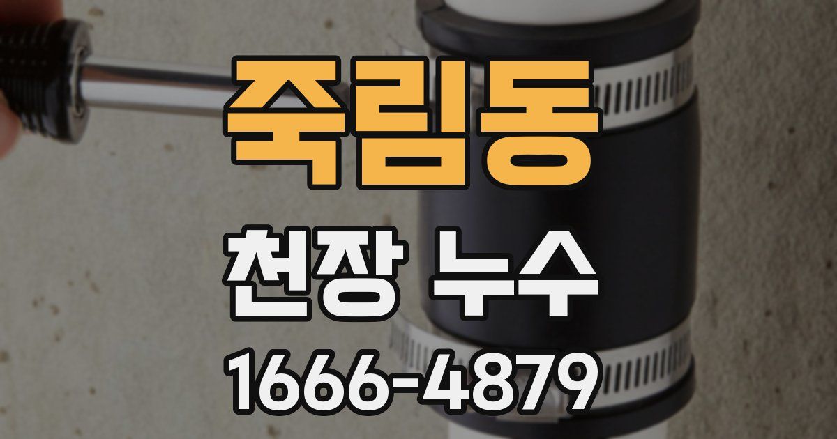 죽림동 천장 누수