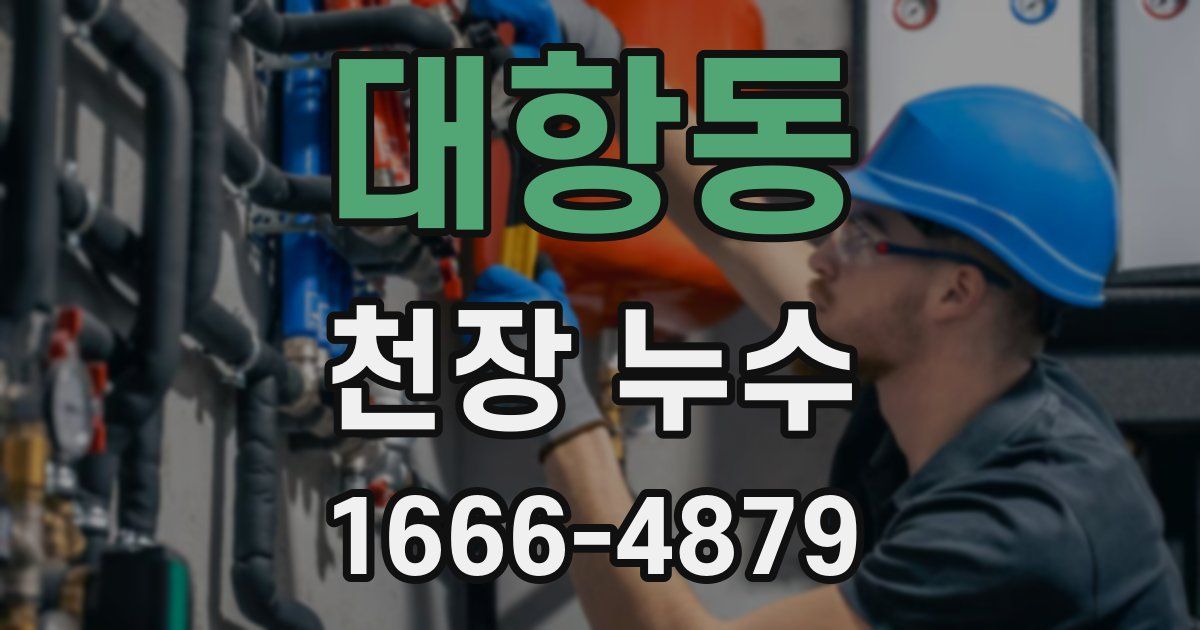 대항동 천장 누수