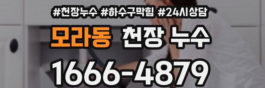 모라동 천장 누수