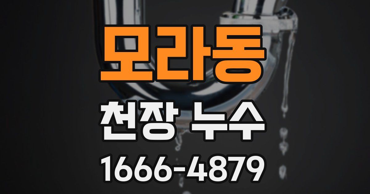 모라동 천장 누수