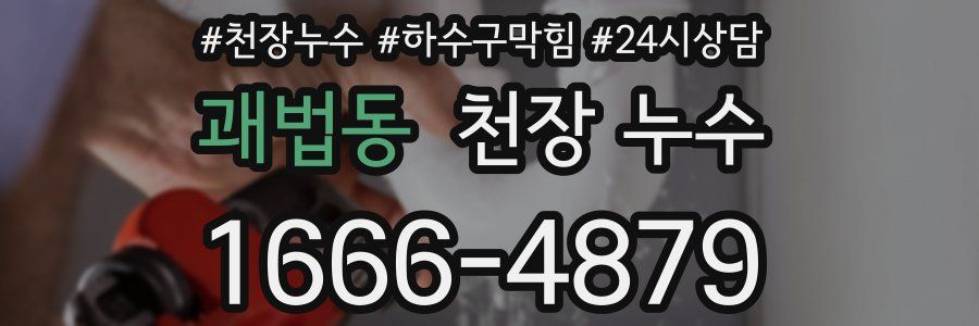 괘법동 천장 누수