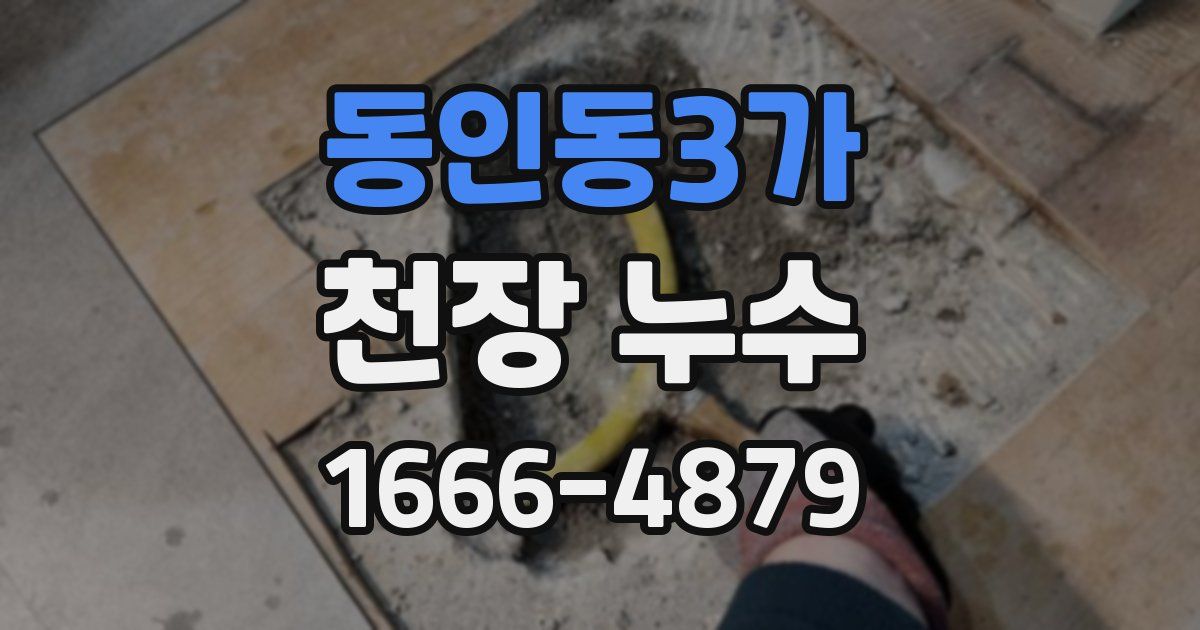 동인동3가 천장 누수