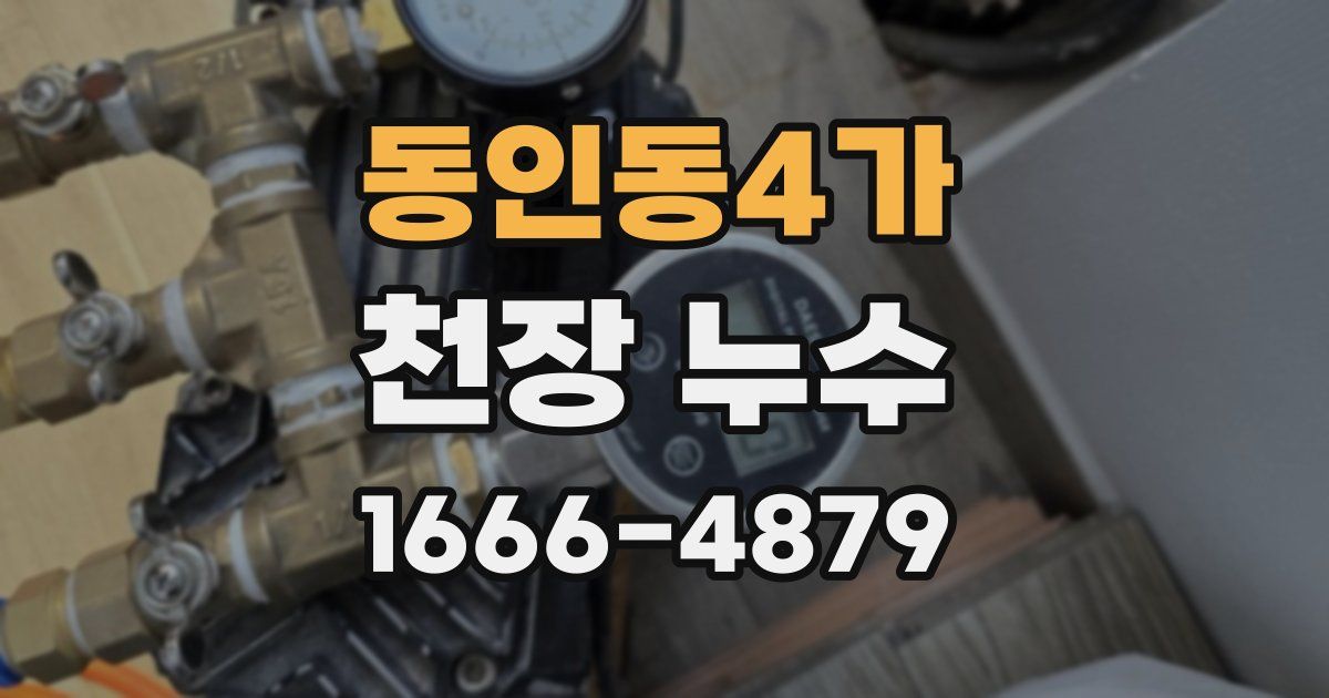 동인동4가 천장 누수