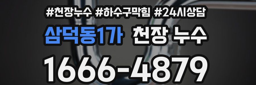 삼덕동1가 천장 누수