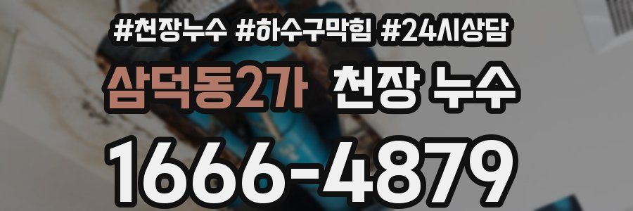 삼덕동2가 천장 누수