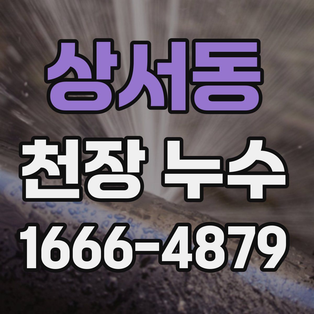 상서동 천장 누수