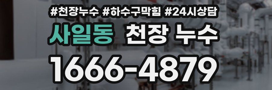 사일동 천장 누수