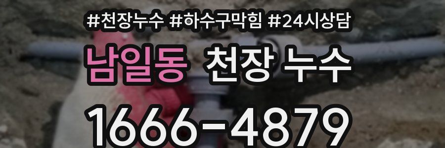 남일동 천장 누수