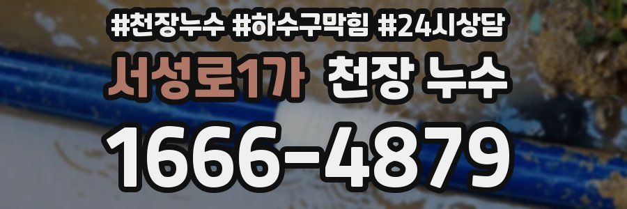 서성로1가 천장 누수