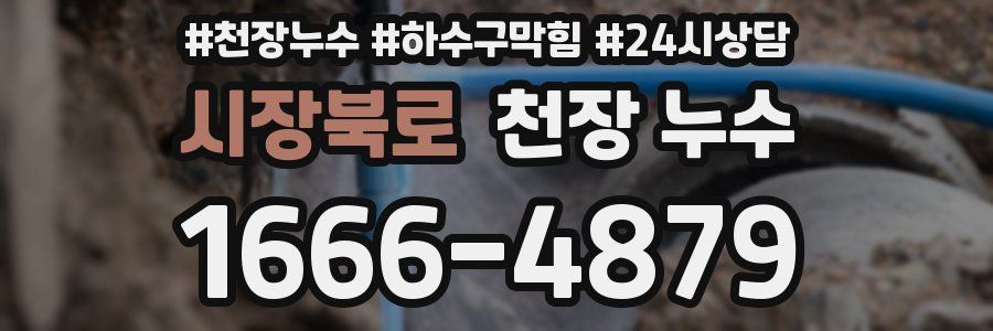 시장북로 천장 누수